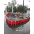 Movable flood barrier boxwall water gate flood defense